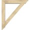 Ekena Millwork Traditional Traditional Rough Sawn Bracket w/ Offset Brace, Douglas Fir, 6"W x 32"D x 36"H BKT0604X32X36TRA01RDF - alternate 2